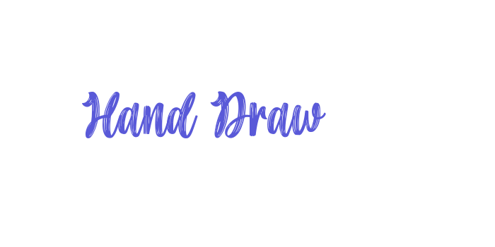 Hand Draw Font Download