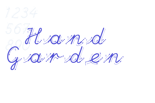 Hand Garden Font Download