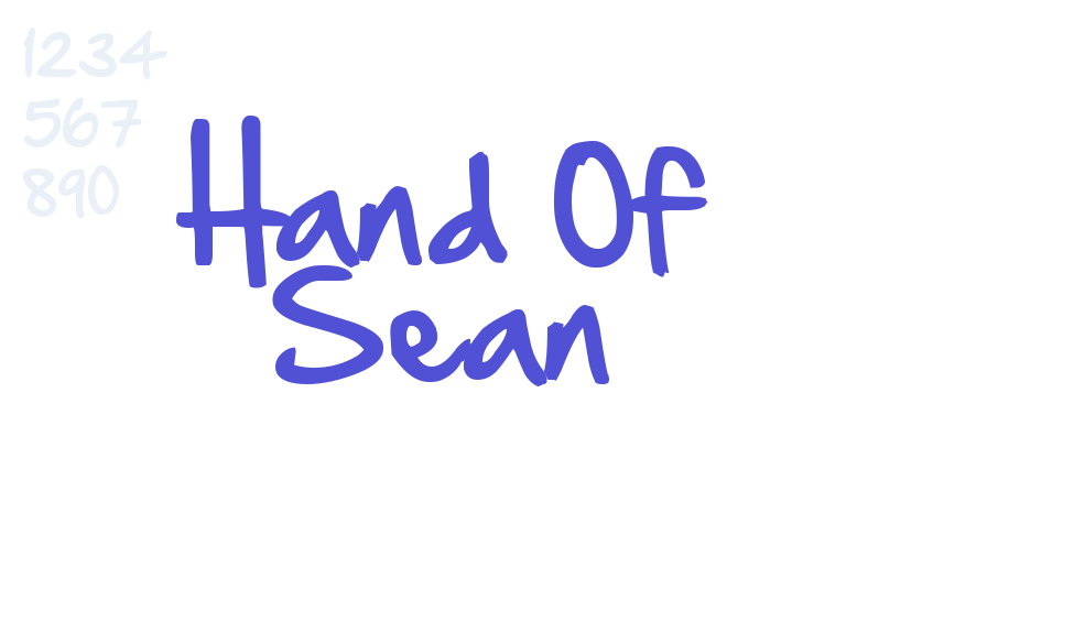 Hand Of Sean-font-download