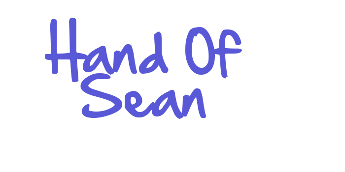 Hand Of Sean Font