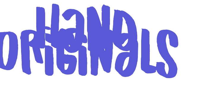 Hand Originals Font Download