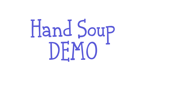 Hand Soup DEMO Font