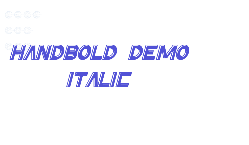 Handbold Demo Italic-font-download