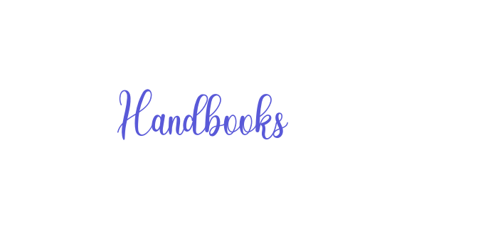 Handbooks Font Download