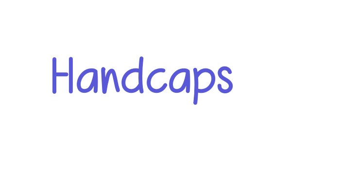 Handcaps Font