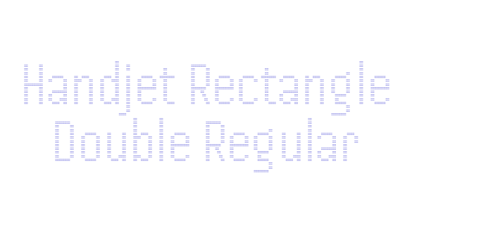 Handjet Rectangle Double Regular Font Download