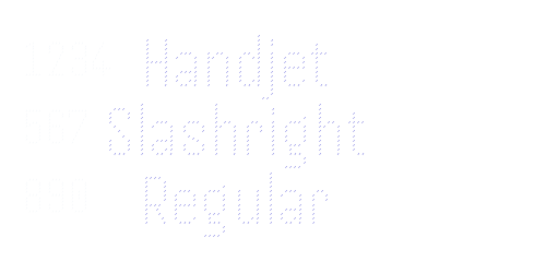 Handjet Slashright Regular-font-download