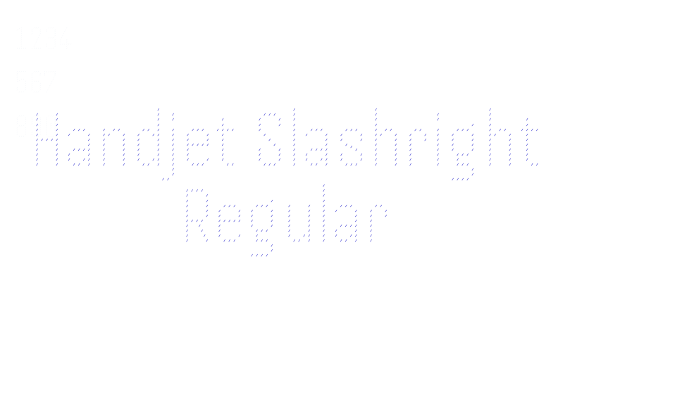 Handjet Slashright Regular-font-download