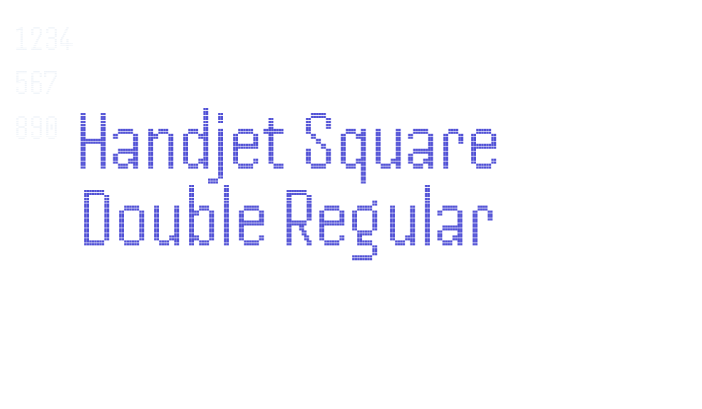 Handjet Square Double Regular-font-download