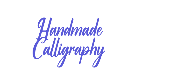 Handmade Calligraphy Font Download