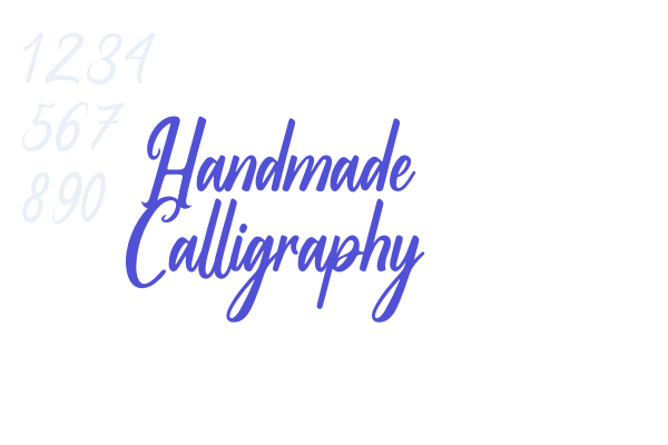 Handmade Calligraphy