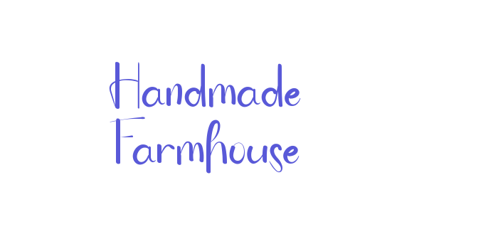 Handmade Farmhouse Font Download