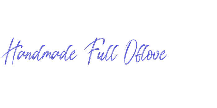 Handmade Full Oflove Font Download