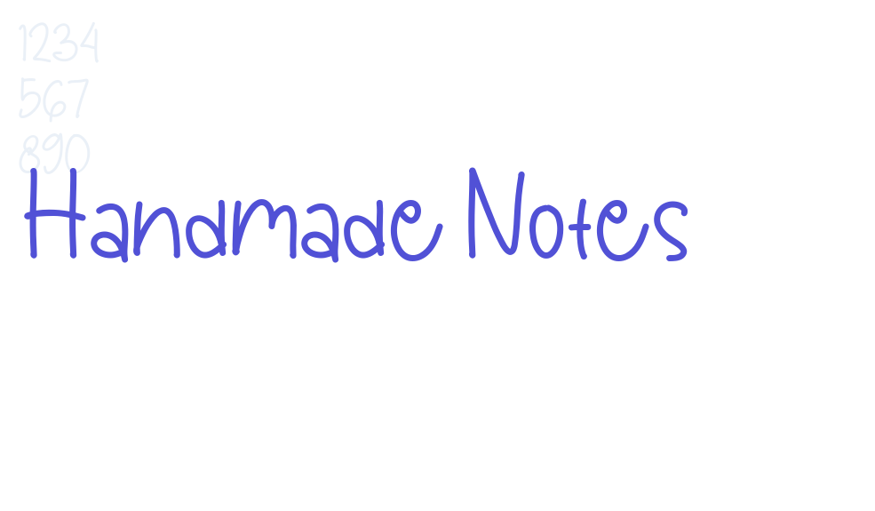 Handmade Notes-font-download