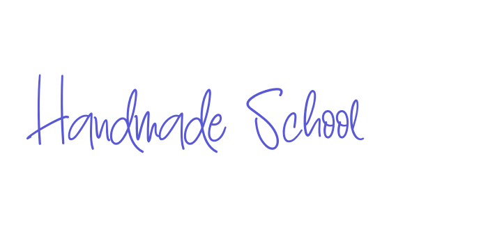 Handmade School Font