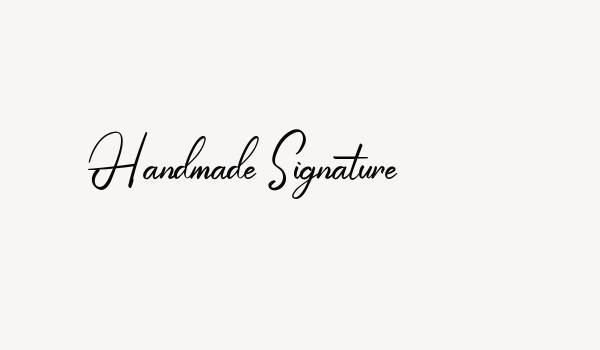 Handmade Signature Font