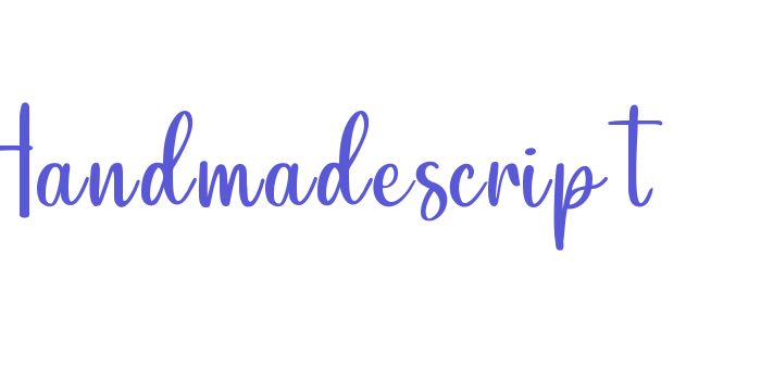 Handmadescript Font Download