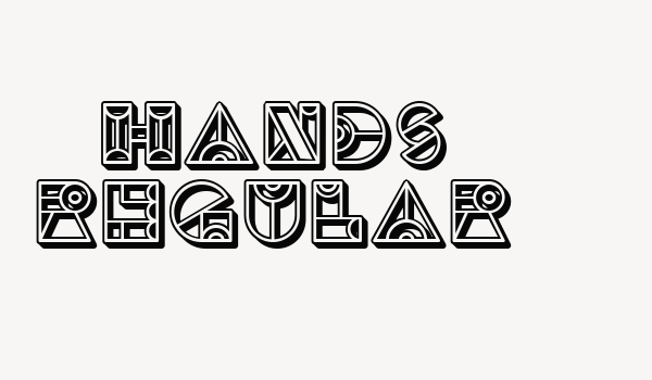 Hands Regular Font