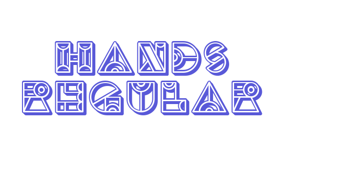 Hands Regular Font Download