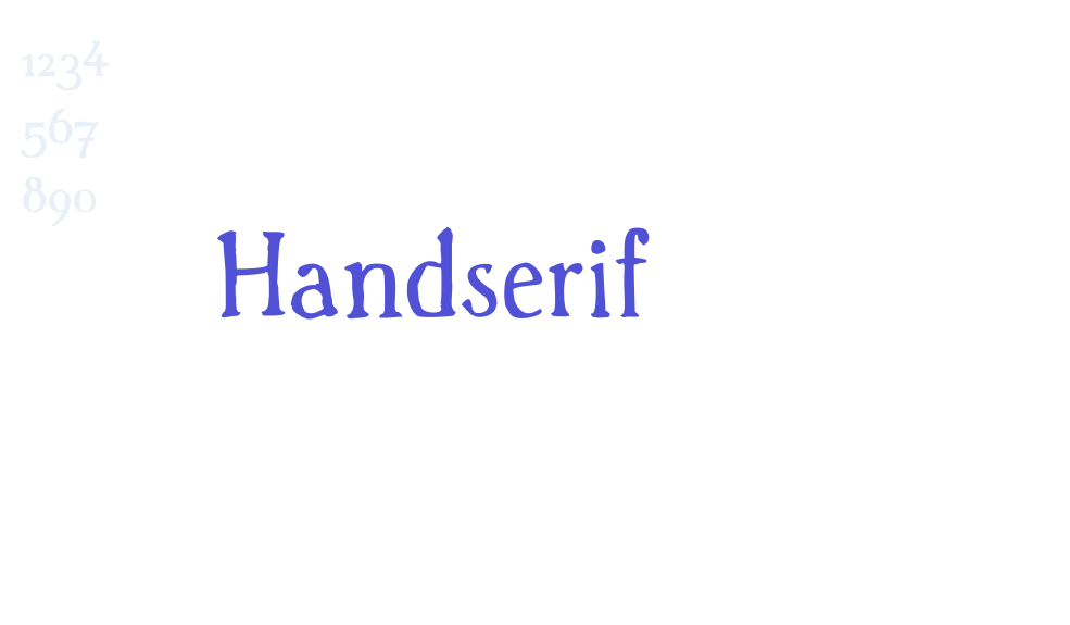 Handserif-font-download