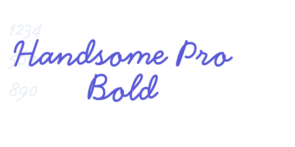 Handsome Pro Bold font free