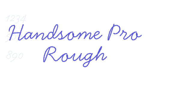 Handsome Pro Rough font free