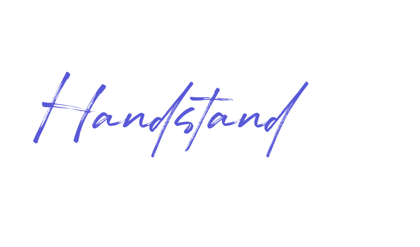 Handstand Font Download