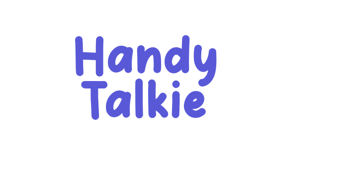 Handy Talkie Font