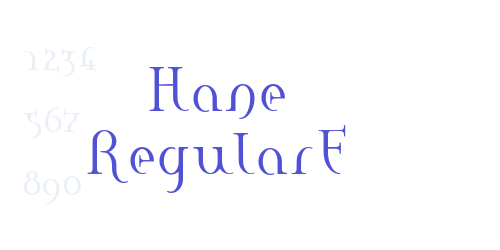 Hane RegularE-font-download