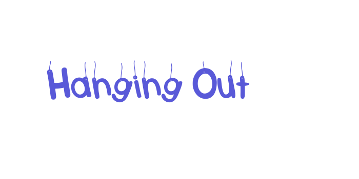 Hanging Out Font Download