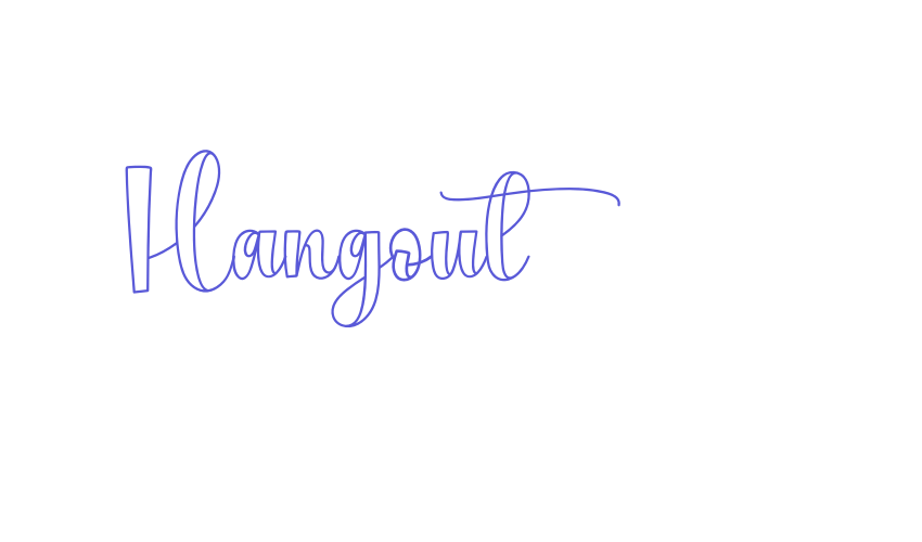 Hangout Font Download