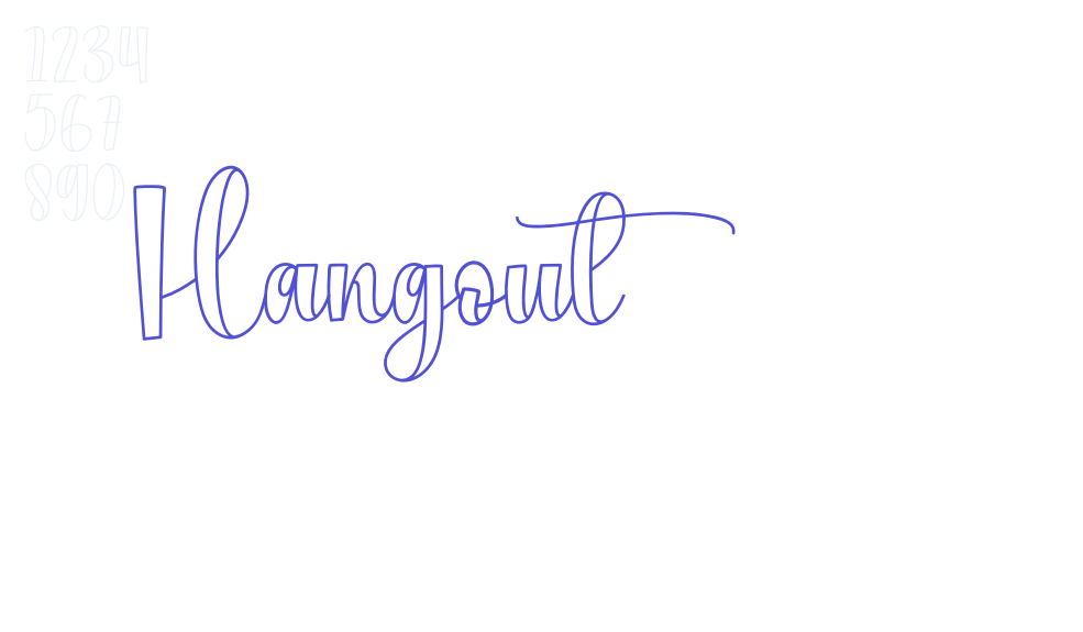 Hangout-font-download