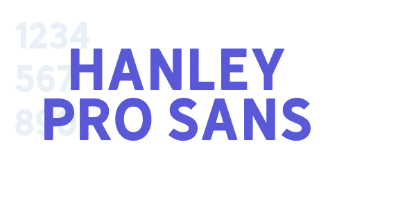 Hanley Pro Sans font free