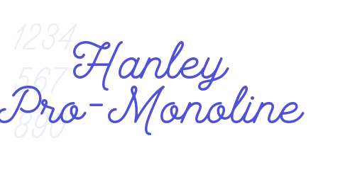 Hanley Pro-Monoline-font-download