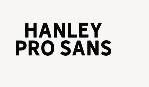 Hanley Pro Sans Font