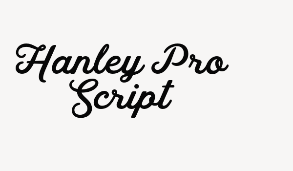 Hanley Pro Script Font