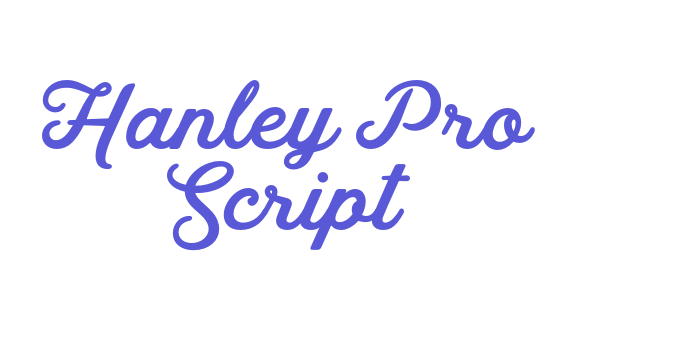 Hanley Pro Script Font Download