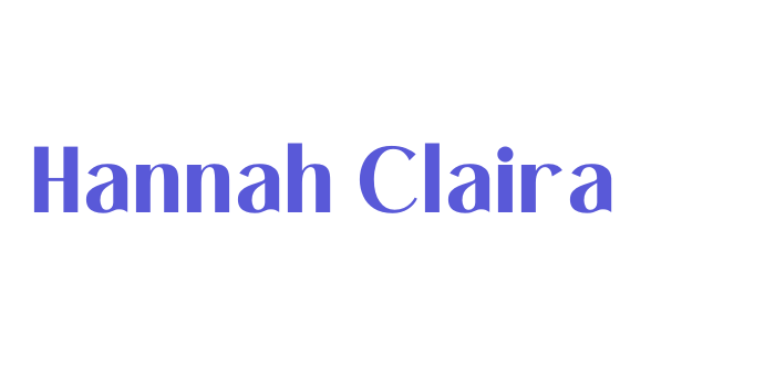 Hannah Claira Font