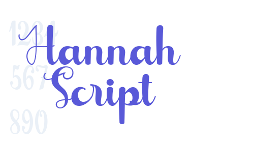 Hannah Script Font Download