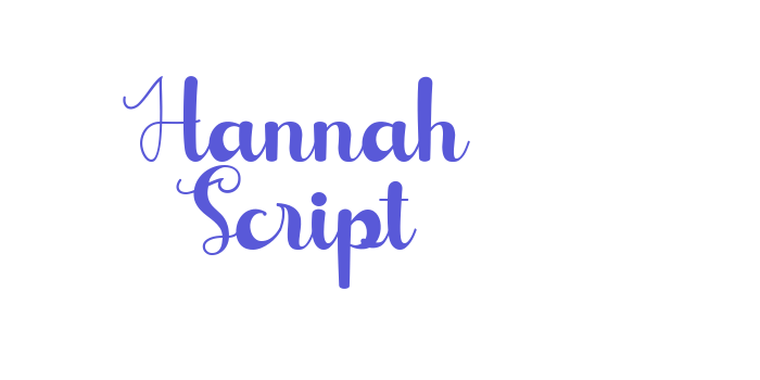 Hannah Script Font Download