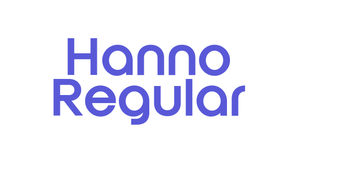 Hanno Regular Font Download