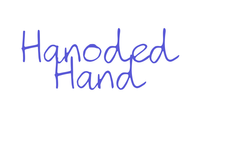 Hanoded Hand Font Download