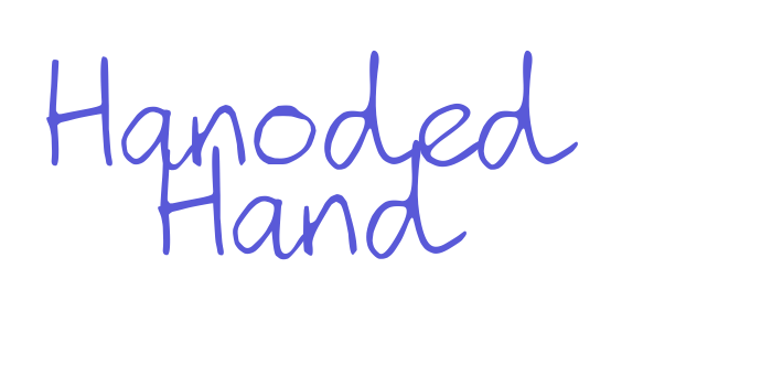 Hanoded Hand Font Download