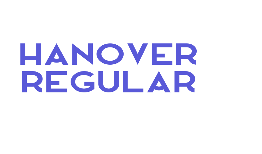 Hanover Regular Font