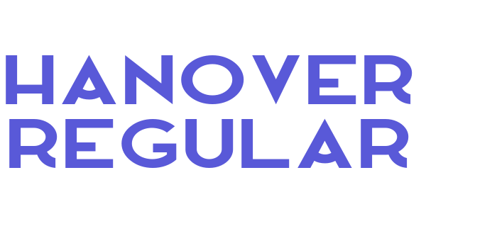 Hanover Regular Font