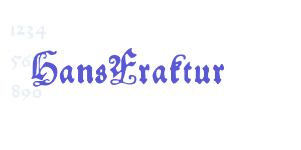 HansFraktur font free