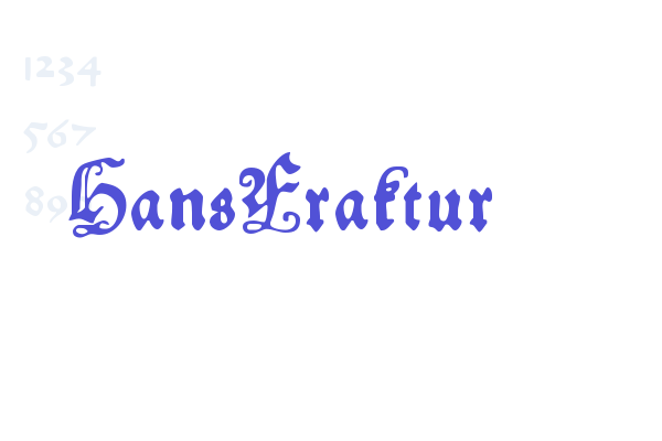 HansFraktur Font Download