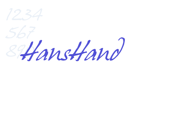 HansHand Font Download