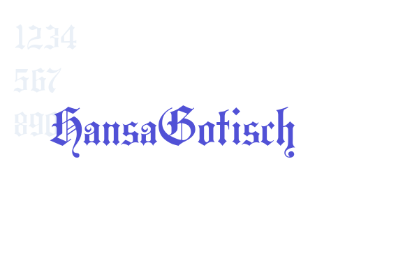 HansaGotisch Font Download