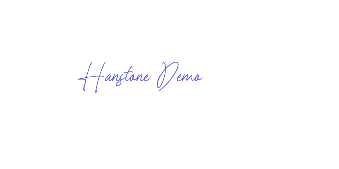 Hanstone Demo Font Download